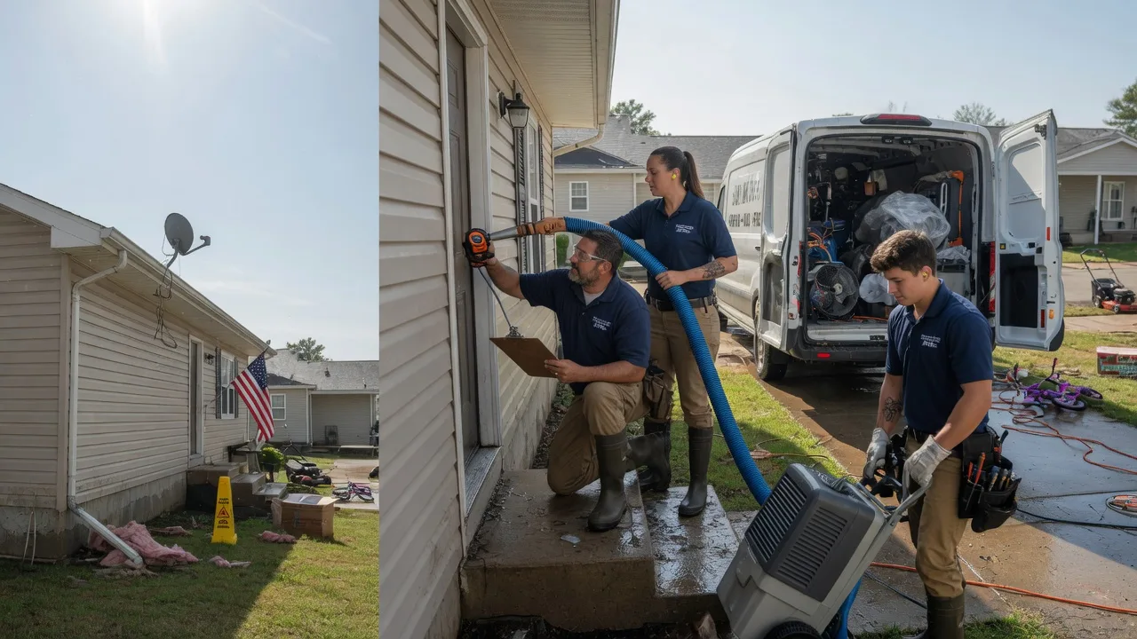 Ceiling Water Damage Restoration in Malinta, OH near me